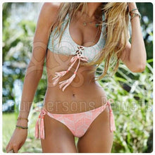 Bandage Bikini Bright Color sexy Bikini Push Up Swimwear Hot Sexy Women Swimsuit Beachwear Elastic Halter Bikini Set N17ZN6 MP