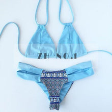 Bandage Bikini Bright Color sexy Bikini Push Up Swimwear Hot Sexy Women Swimsuit Beachwear Elastic Halter Bikini Set N17ZN6 MP