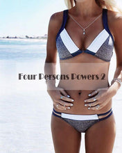 new Print top Sexy V Strap neck bandage bikini set Fresh Floral women Swimwear Beach Swim suit bathing MP