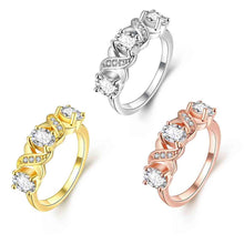 Austrian Crystal rings Crystal LOVE anillos bear collier plastron femme SKGR396 MP