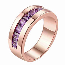 Austrian Crystal rings for men Inside circle ring men Gift for her MP