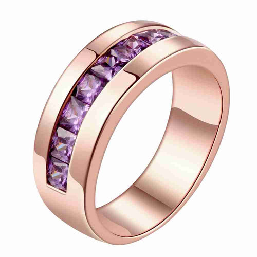 Austrian Crystal rings for men Inside circle ring men Gift for her MP