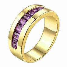 Austrian Crystal rings for men Inside circle ring men Gift for her MP