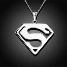 18k gold plated necklaces Superman collares Jewelry European Style KNWN 14 MP