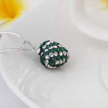 african beads necklaces pendants silver heart crystal lo collares Elegant MP