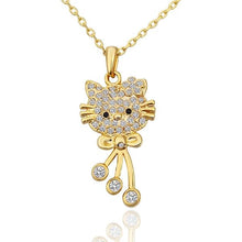 18k gold plated statement necklace Crystal Leopard kolye sport239 MP