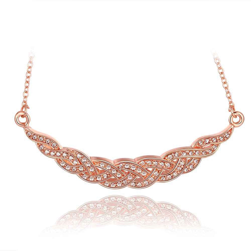 Austrian Crystal necklaces rose golden crystal collane Factory 93 MP