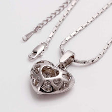 acessorios para mulher collar necklace crystal in heart collares diy233 MP
