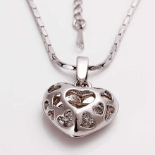 acessorios para mulher collar necklace crystal in heart collares diy233 MP