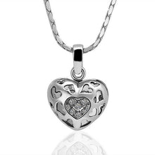 acessorios para mulher collar necklace crystal in heart collares diy233 MP