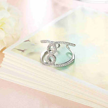 acessorios para mulher wedding ring Arc inlaid crystal opal diy299 MP
