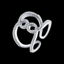 acessorios para mulher wedding ring Arc inlaid crystal opal diy299 MP
