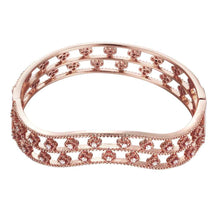 18K Gold Plating friendship bangle A flat line women bracelet accessories HBZ 12 MP