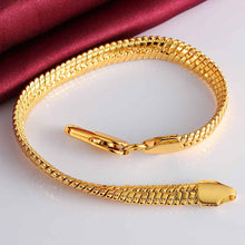 18K Gold Plated pulseras 1 M sideways bracelet anchor wedding decoration HBB 11 MP