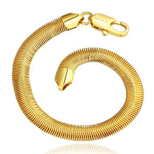 18K Gold Plated pulseras 1 M sideways bracelet anchor wedding decoration HBB 11 MP