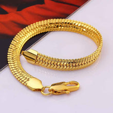18K Gold Plated pulseras 1 M sideways bracelet anchor wedding decoration HBB 11 MP