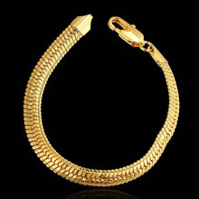 18K Gold Plated pulseras 1 M sideways bracelet anchor wedding decoration HBB 11 MP