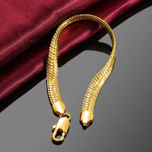 18K Gold Plated pulseras 1 M sideways bracelet anchor wedding decoration HBB 11 MP