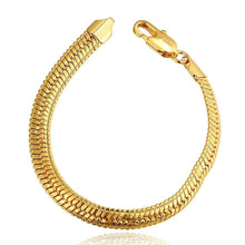 18K Gold Plated pulseras 1 M sideways bracelet anchor wedding decoration HBB 11 MP