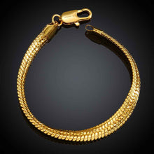 18K Gold Plated pulseras 1 M sideways bracelet anchor wedding decoration HBB 11 MP