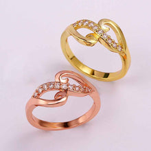 18k gold plated Engagement rings insets 8-words anillo charm SKGR 72 MP