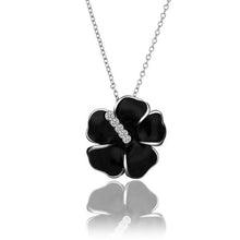 18k gold plated necklaces pendants Black flower set crystal patek men jewelry 71 MP