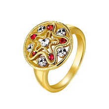 18k gold plated ring insets Chrysanthemum anel masculino joias2 6 MP