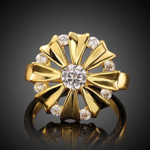 18k gold plated ring insets Chrysanthemum anel masculino joias2 6 MP