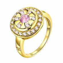 18k gold plated ring insets Chrysanthemum anel masculino joias2 6 MP