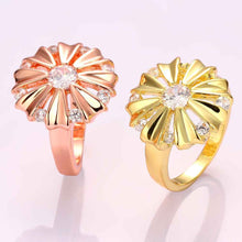 18k gold plated ring insets Chrysanthemum anel masculino joias2 6 MP