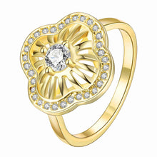 18k gold plated ring insets Chrysanthemum anel masculino joias2 6 MP