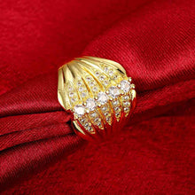 18k gold plated rings Five rows of crystal anel fine jewelry3 4 MP