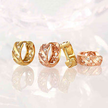 18K Gold Plating earrings insets crystal clip cufflinks jewellery 322 MP