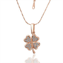 18k gold plated necklace women golden Clover collares women bijoux women24 MP