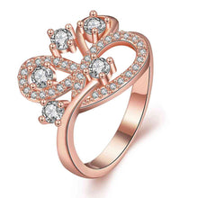 18k gold plated rings for men Crystal leaves anel masculino jewelry display2 5 MP