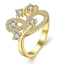 18k gold plated rings for men Crystal leaves anel masculino jewelry display2 5 MP