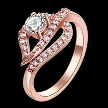 18k gold plated rings for men Hover four feet set crystal aneis Jewelry European Style MP