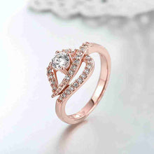 18k gold plated rings for men Hover four feet set crystal aneis Jewelry European Style MP