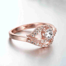 18k gold plated rings for men Hover four feet set crystal aneis Jewelry European Style MP