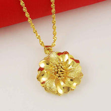 24k gold plated necklaces peach collier femme charms274 MP