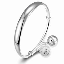 925 silver bangles Smooth lob Women Wedding Bracelet ruby jewelry HBB 44 MP