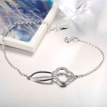 925 sterling silver pulseras Flower heart button pulseiras horloge STVH 34 MP