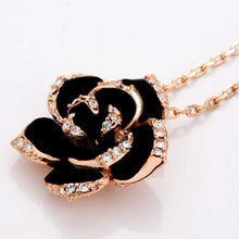 Austrian Crystal choker necklace Large black flowers colar vintage margarida SMTPN 9 MP