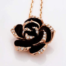 Austrian Crystal choker necklace Large black flowers colar vintage margarida SMTPN 9 MP