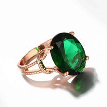 18K Gold Plating engagement ring big green gem prices in euros ruby jewelry SKGR1 5 MP