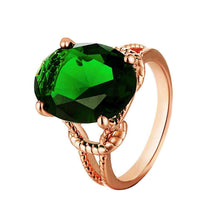 18K Gold Plating engagement ring big green gem prices in euros ruby jewelry SKGR1 5 MP