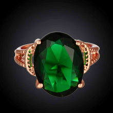 18K Gold Plating engagement ring big green gem prices in euros ruby jewelry SKGR1 5 MP