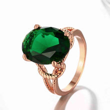 18K Gold Plating engagement ring big green gem prices in euros ruby jewelry SKGR1 5 MP