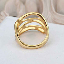 18K Gold Plating wedding ring gold pierced anillos bear fine jewelry195 MP