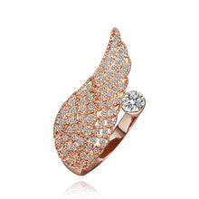 18K Gold Plated engagement ring wing colorful men ring collier plastron femme199 MP